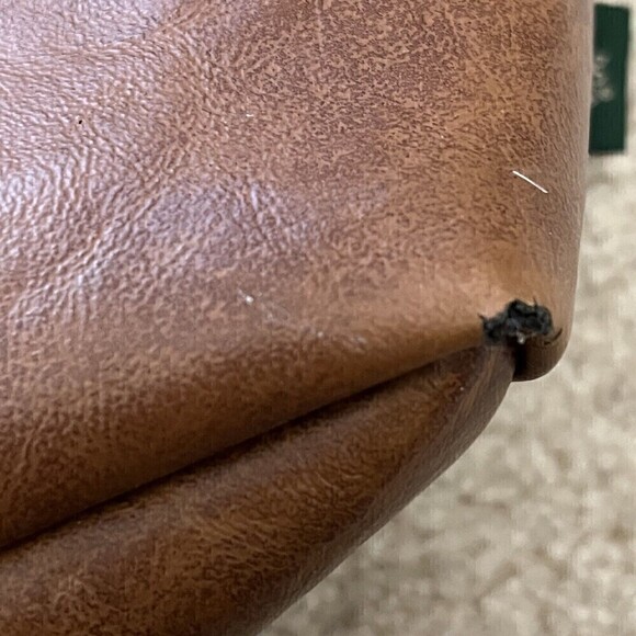 Thomas Kinkade Lighthouse Tapestry Tote Vegan Faux Leather Light Peace Packable - Picture 8 of 8